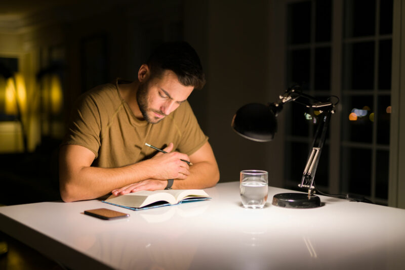 desk reading lamp for studying