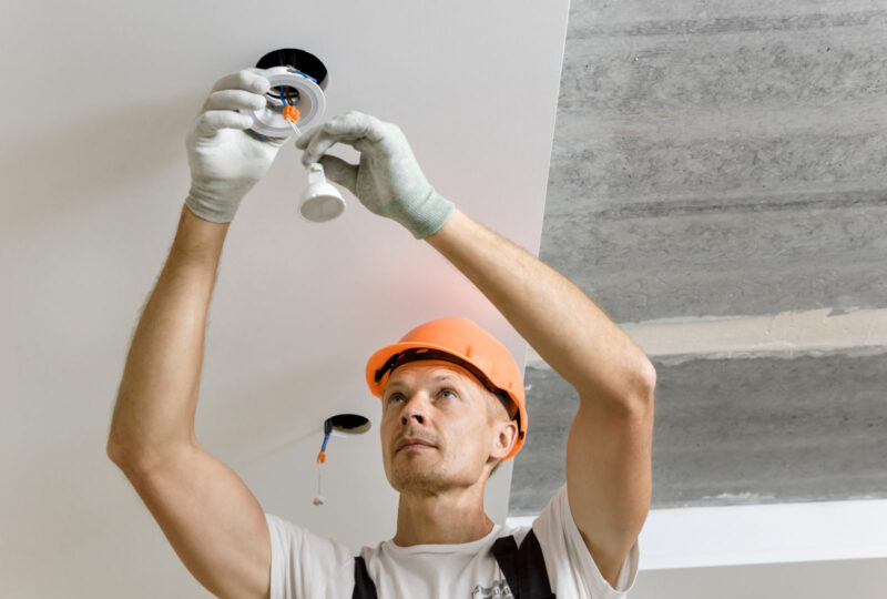 handyman knows how to install recessed lights