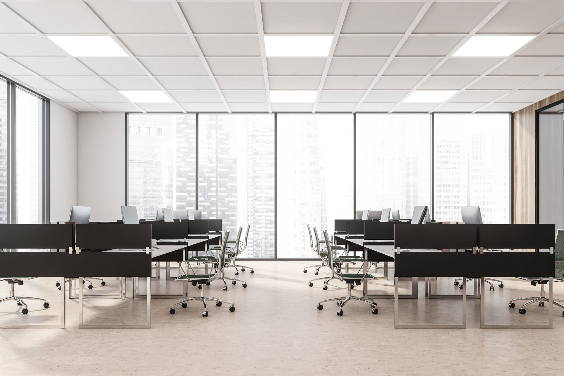 High lux levels increase concentration
