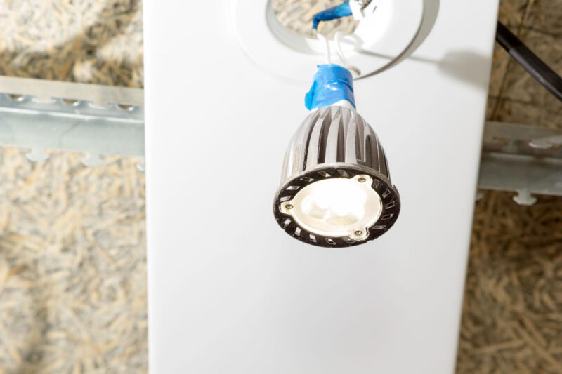 LED spot with good heat dissipation