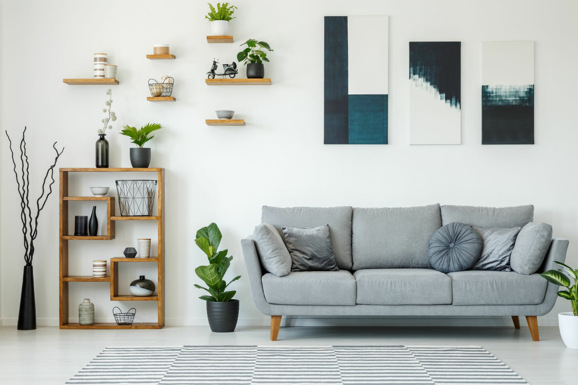 Living Room Lighting Wall Design