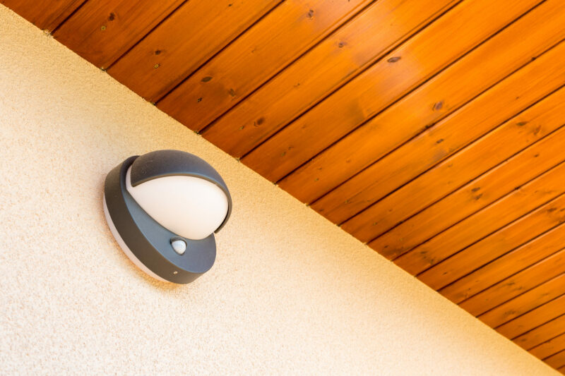 motion sensor light with an additional switch inside