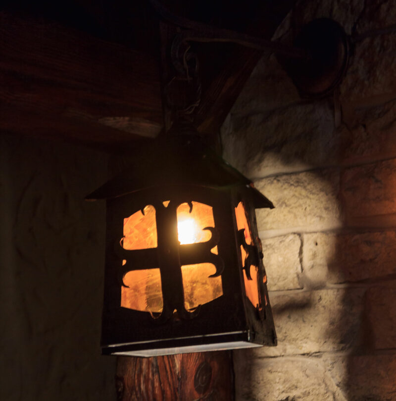 old lantern for vintage look