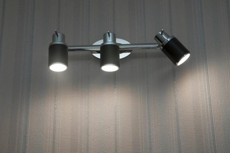 wall-mounted reading light