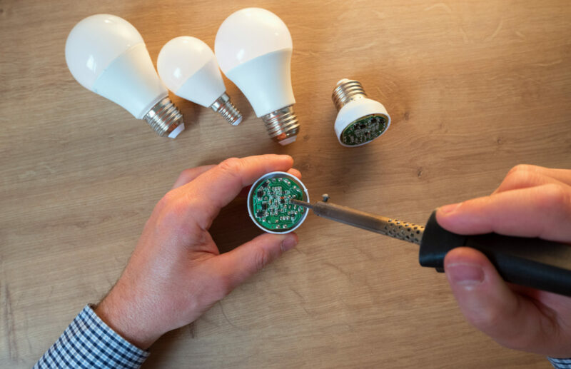 reuse light bulb components